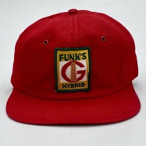 Vintage K-Brand Funk's G Hybrid Snapback Trucker‎ Hat Red Size S-M USA